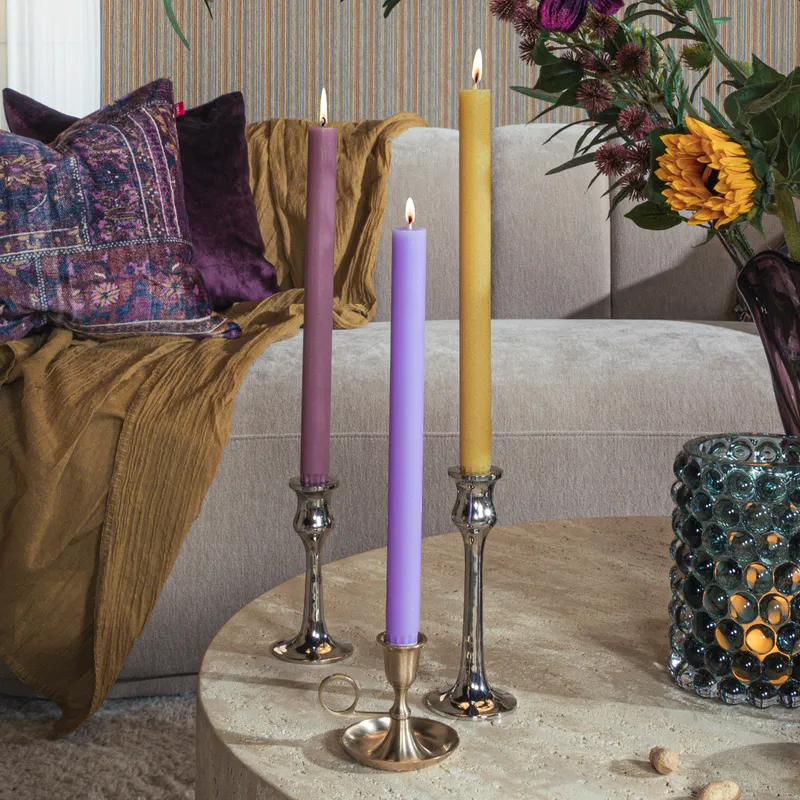COLUMN candle pink - H30cm