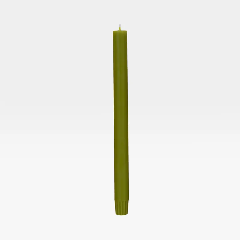 COLUMN candle green - H30cm