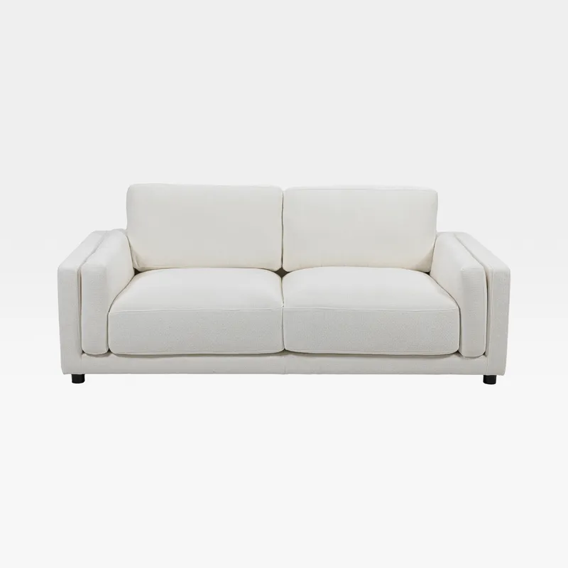 MILAN 2 seater sofa white