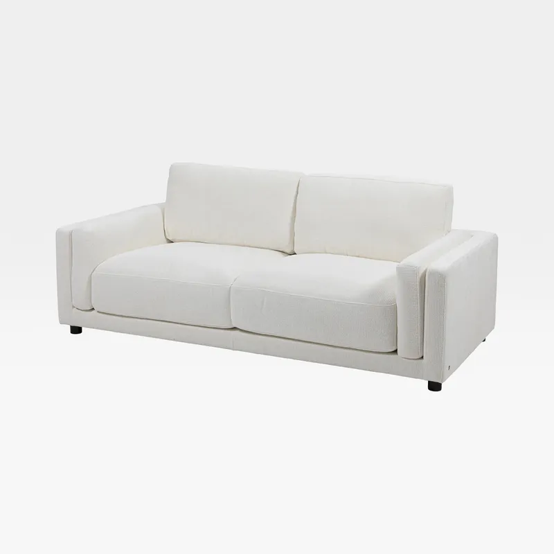 MILAN 2 seater sofa white