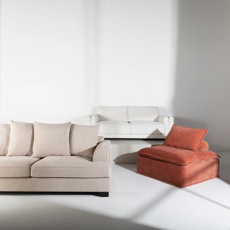 MELBOURNE 3 seater sofa taupe