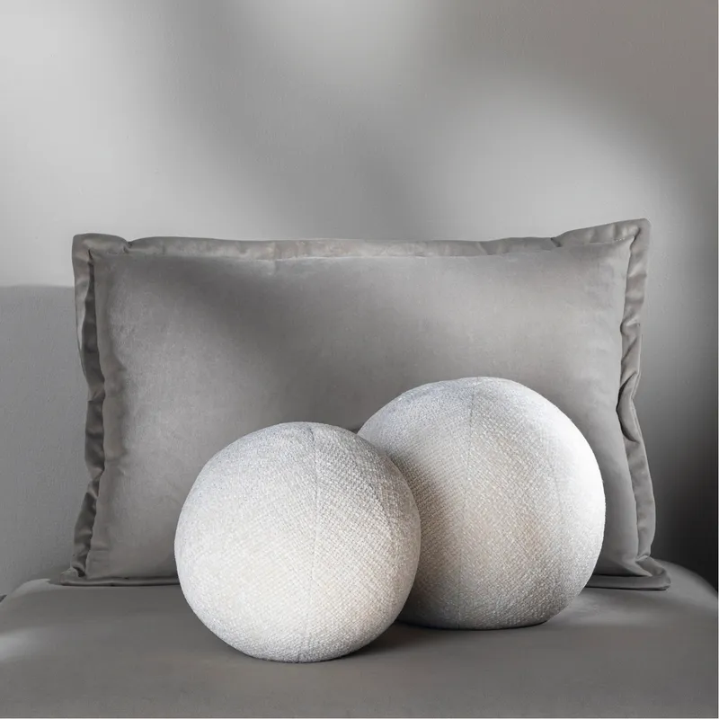 LUNAR cushion white - dia 25cm