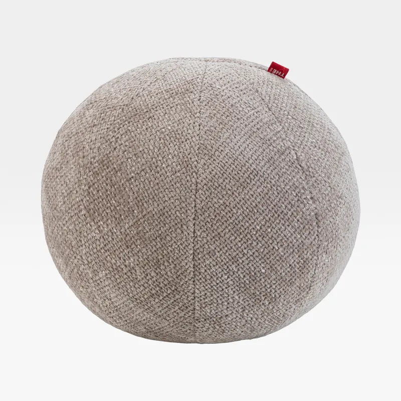 LUNAR cushion taupe - dia 25cm