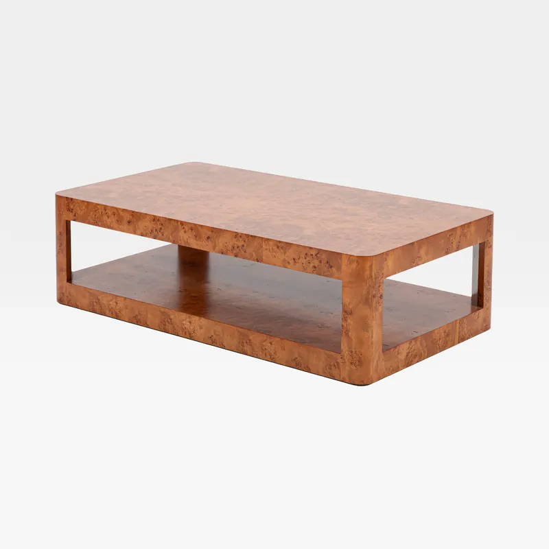SWIRL coffee table brown - 130x70cm