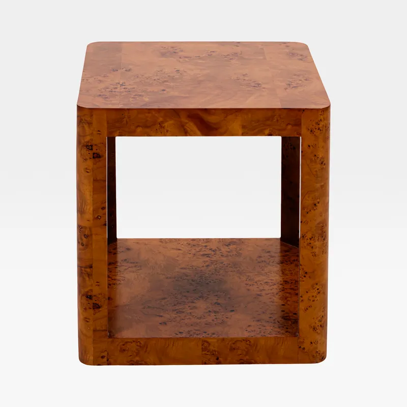 SWIRL side table brown - 50x50cm