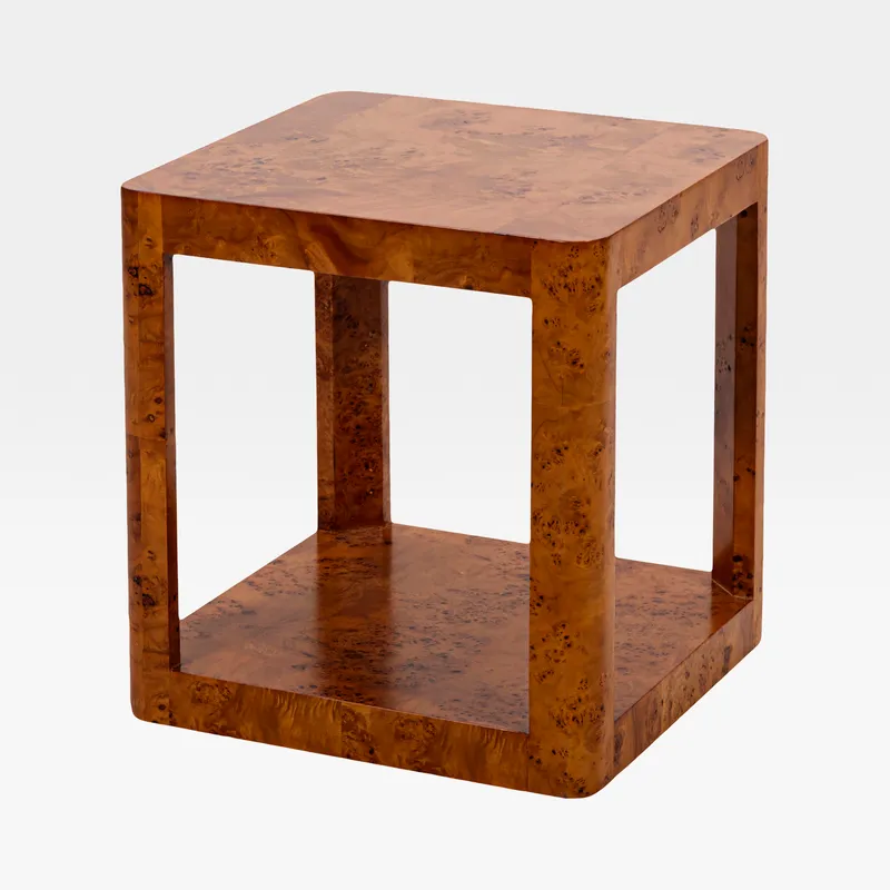 SWIRL side table brown - 50x50cm