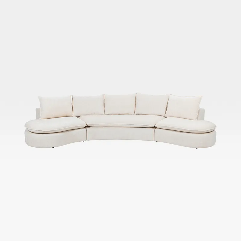 FLORENCE II 5 seater sofa white