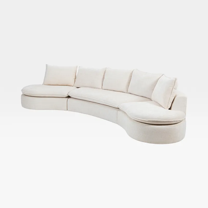 FLORENCE II 5 seater sofa white