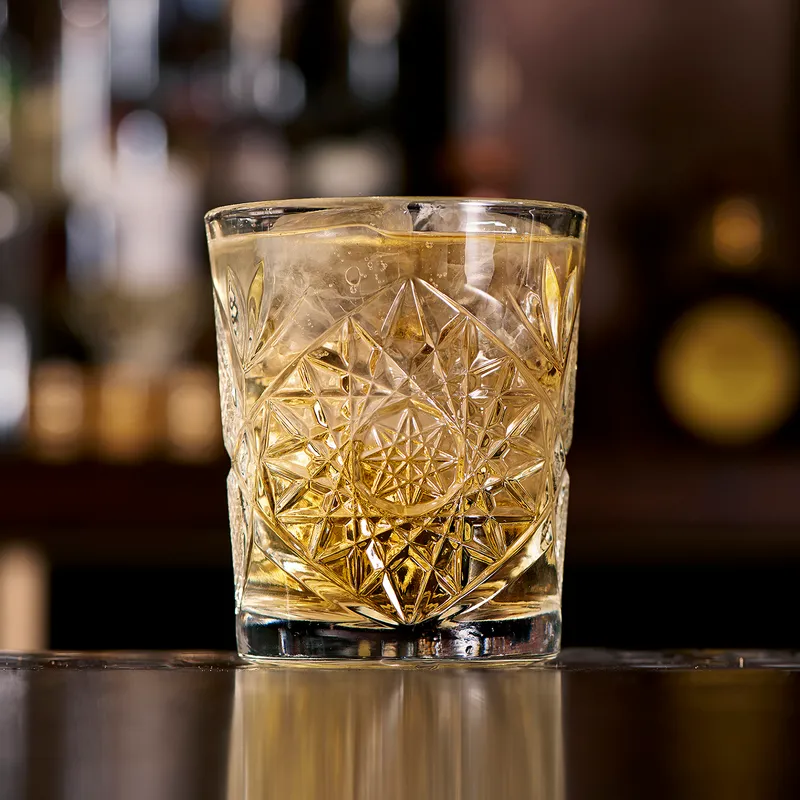 HOBSTAR double old fashioned glass clear - 35.5cl