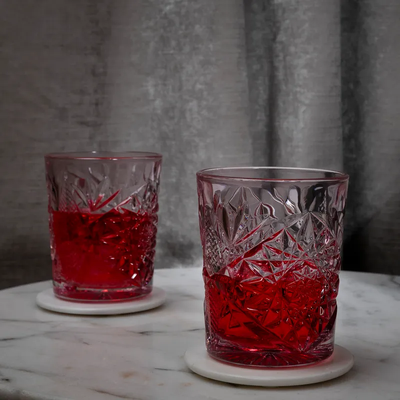 HOBSTAR double old fashioned glass lavender-35.5cl