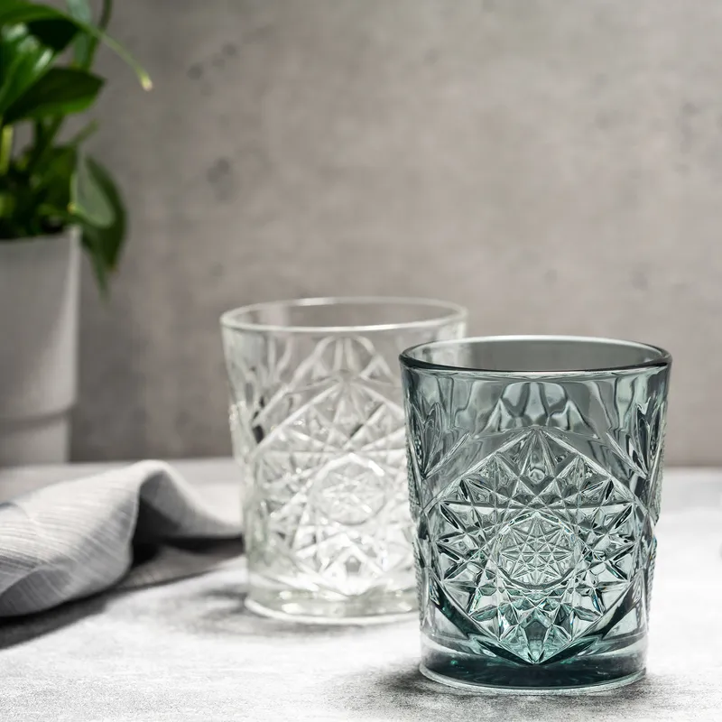 HOBSTAR double old fashioned glass clear - 35.5cl