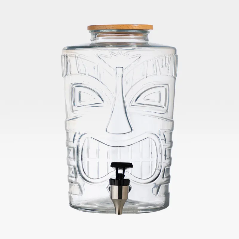 TIKI drinks dispenser clear - 7.6L