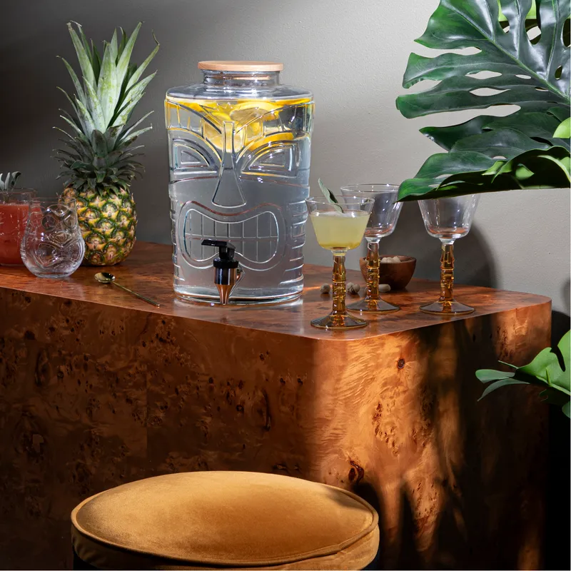TIKI drinks dispenser clear - 7.6L