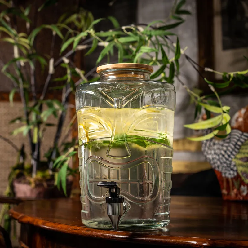 TIKI drinks dispenser clear - 7.6L