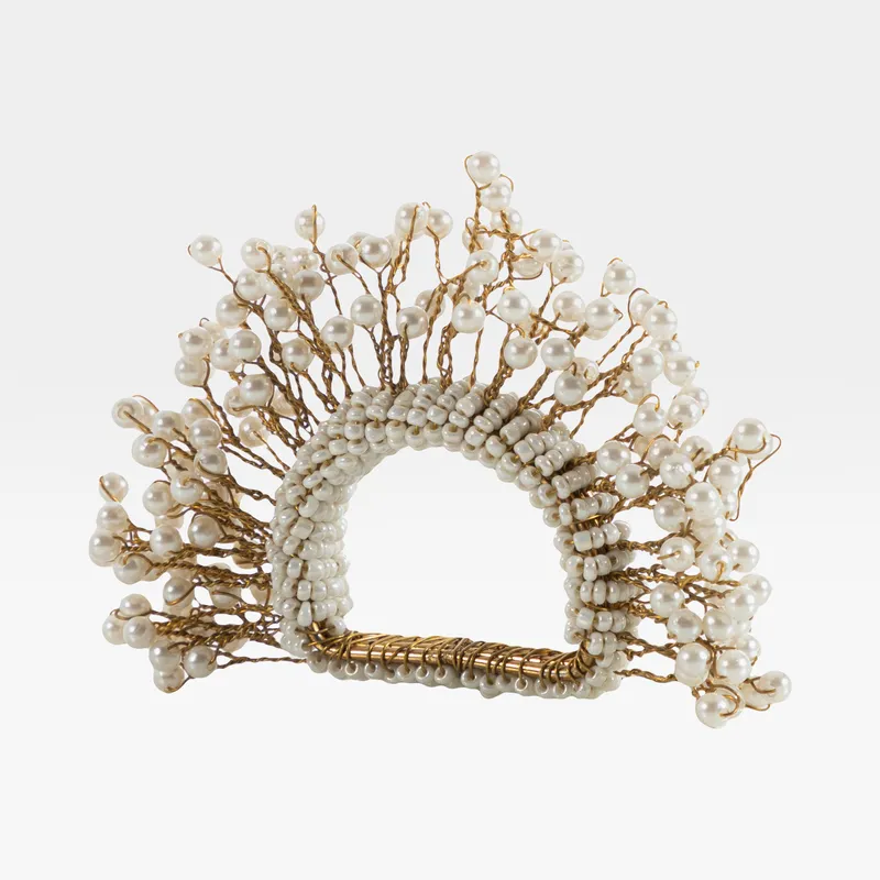 ANKITA napkin ring cream/gold