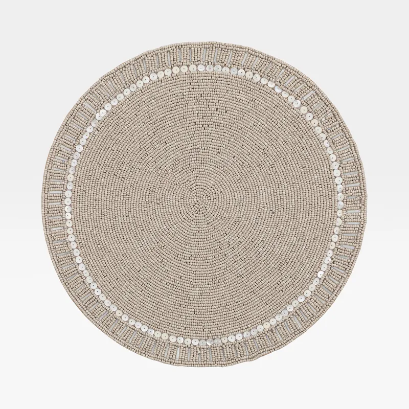 ANANYA placemat cream - dia 38cm