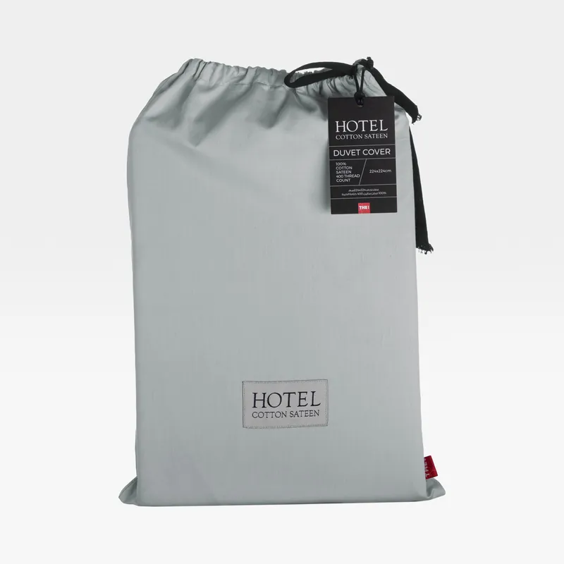 HOTEL Sateen duvet cover green - 224x224cm