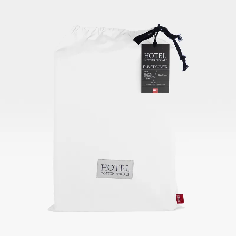 HOTEL Percale duvet cover white - 224x224cm