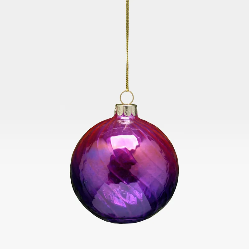 BAUBLE ball decoration d8cm purple