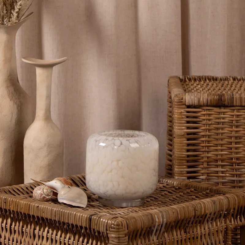 HONEY FIG & SAFFRON candle white