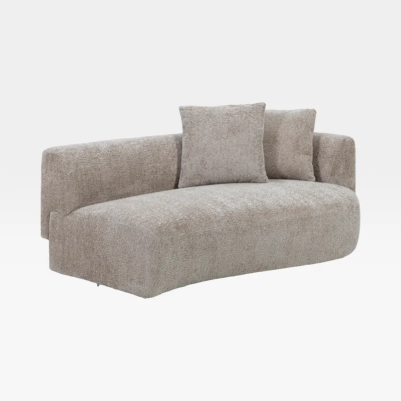 SYDNEY 2 seater right arm modular sofa taupe