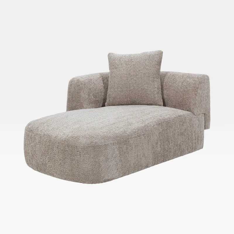SYDNEY left arm modular chaise taupe