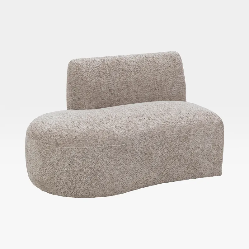 SYDNEY armless modular left chaise taupe