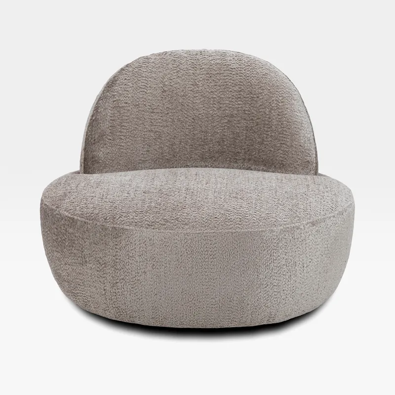 MELLOW swivel chair taupe