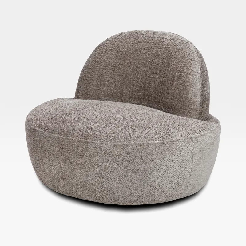 MELLOW swivel chair taupe