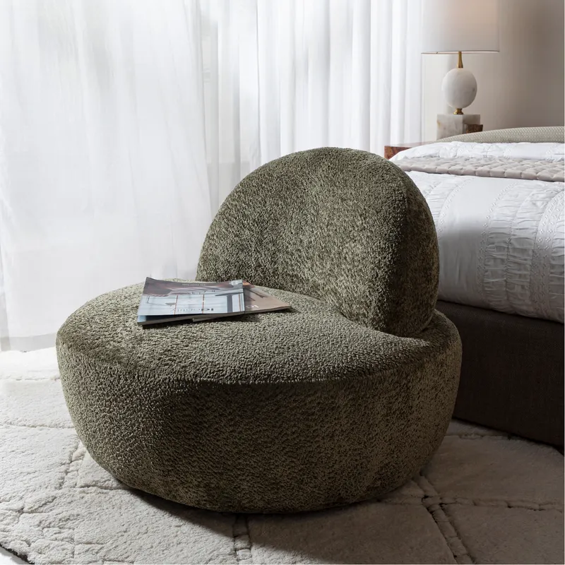 MELLOW swivel chair green