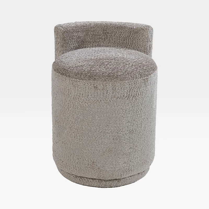 BARBI dressing table chair taupe
