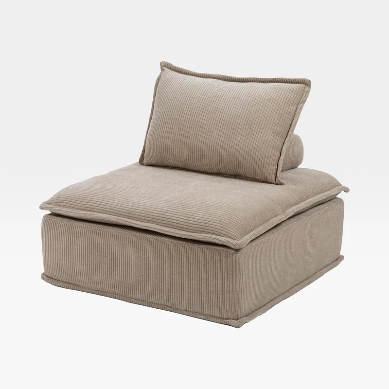 LUMINA armless modular chair beige