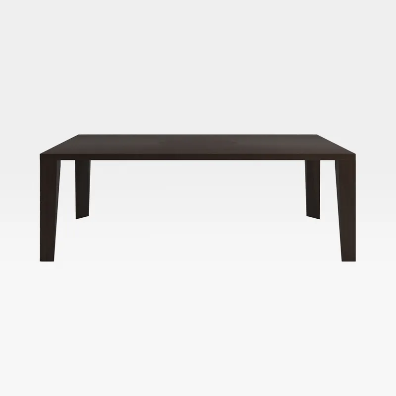 CUT dining table dark brown - 180x90cm