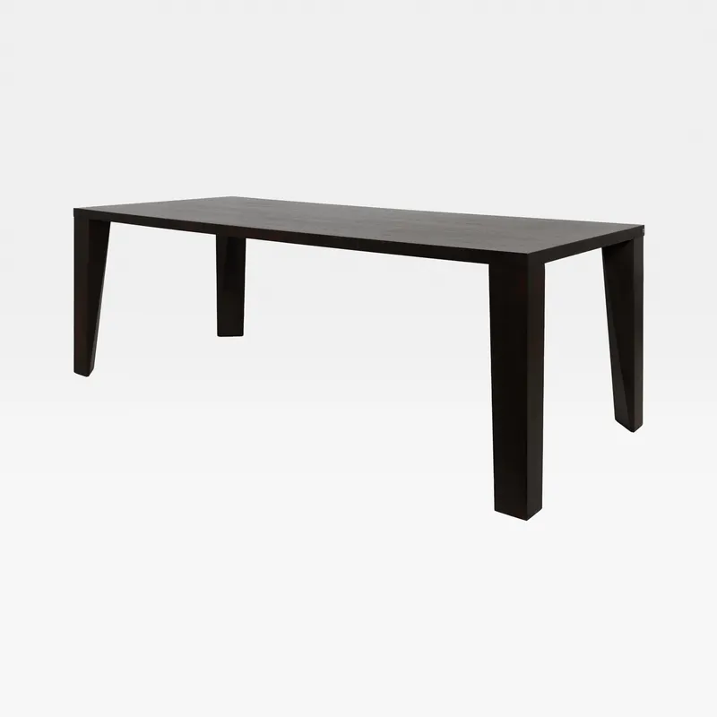CUT dining table dark brown - 220x100cm