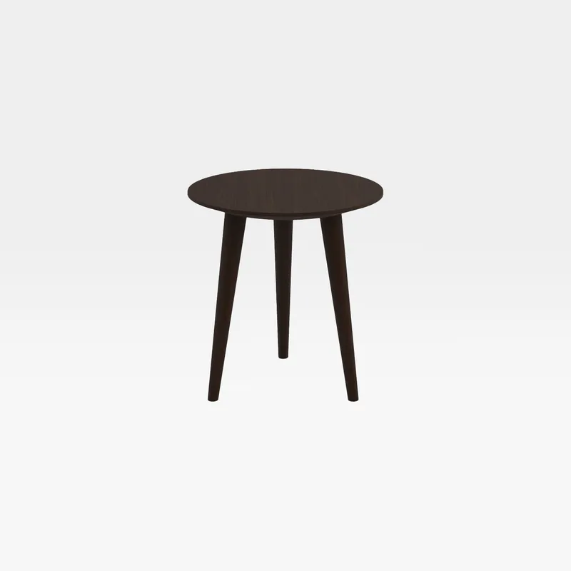 CUISINE side table brown - dia 50cm