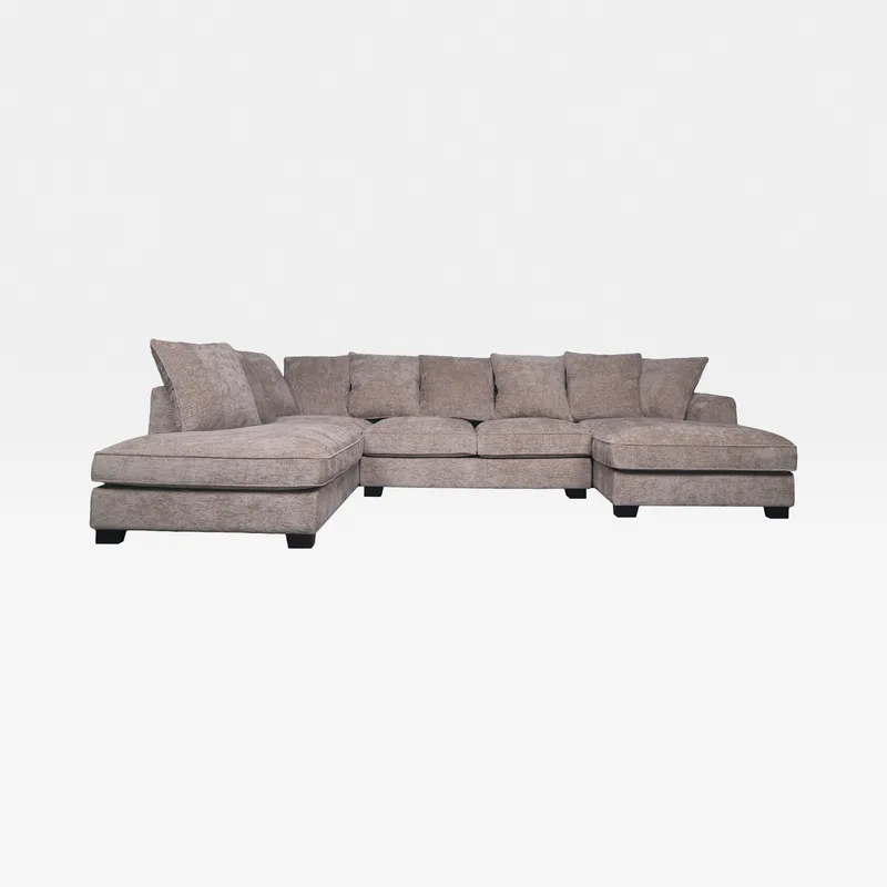 DOCKLANDS U shape left sofa taupe