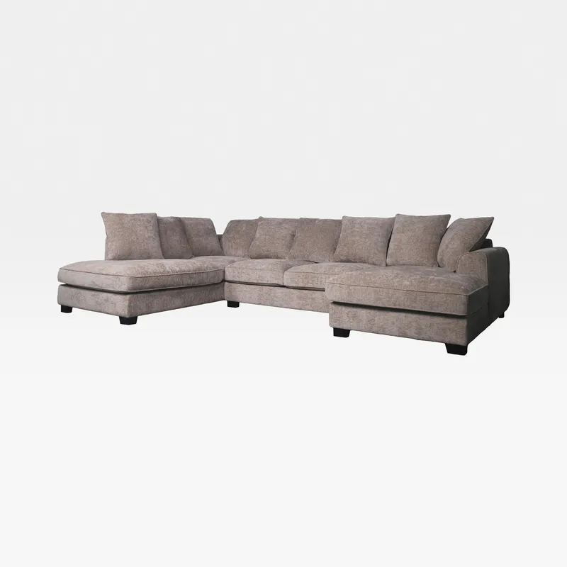 DOCKLANDS U shape left sofa taupe