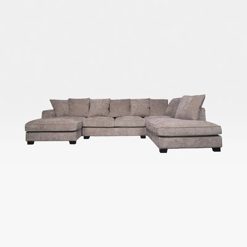 DOCKLANDS U shape right sofa taupe