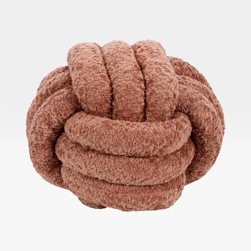 KNOT cushion pink - dia 30cm