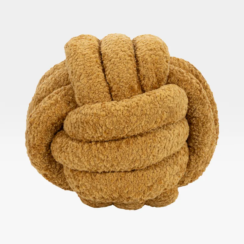 KNOT cushion yellow - dia 30cm