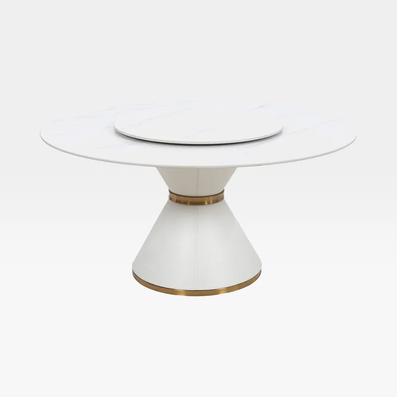 GNOCCHI dining table white - dia 150cm
