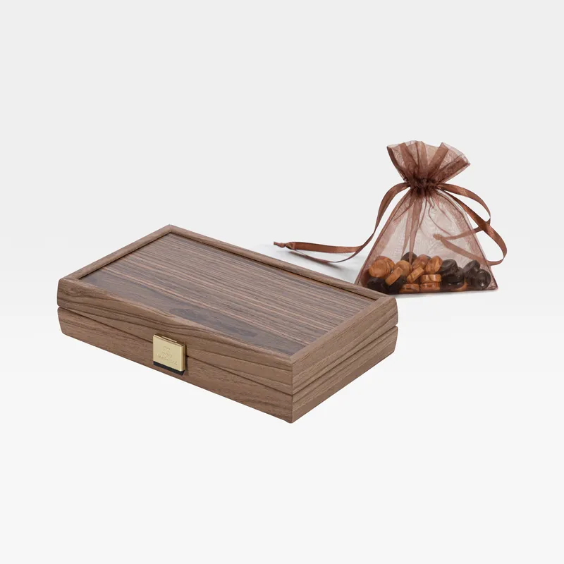 NATOS backgammon set brown - 20x12cm
