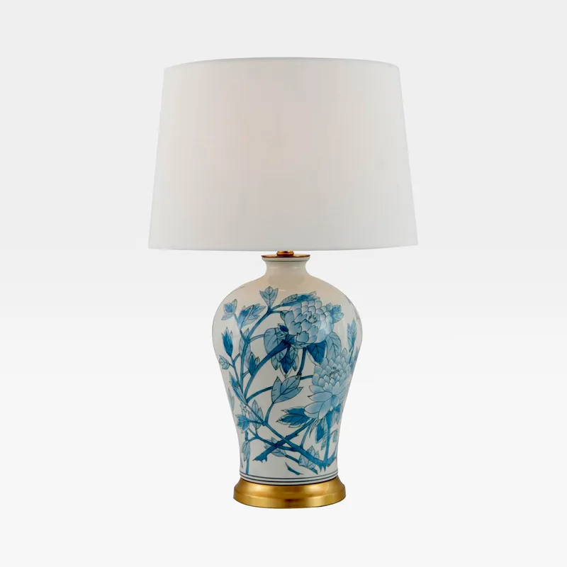 RYKER table lamp white/blue - H62cm