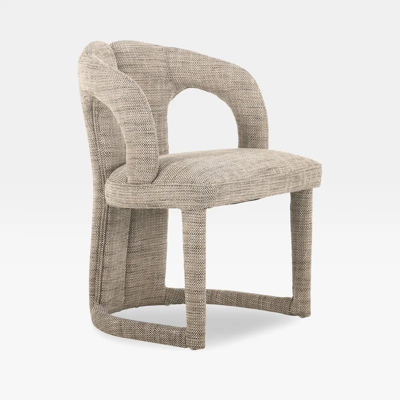SHELLY dining armchair brown