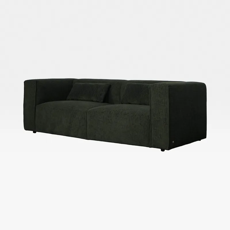 DENVER 3 seater sofa green
