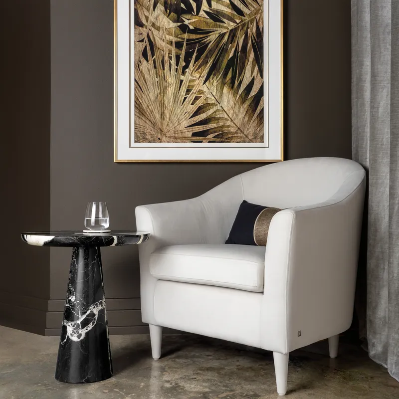 ROCI side table black - dia 45cm
