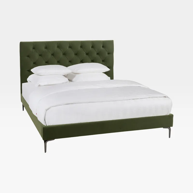 DANTE bed green - 160x200cm