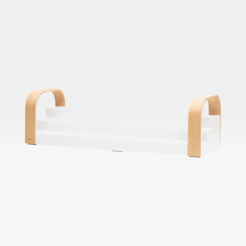 BELLWOOD 3 tier spice shelf white/natural
