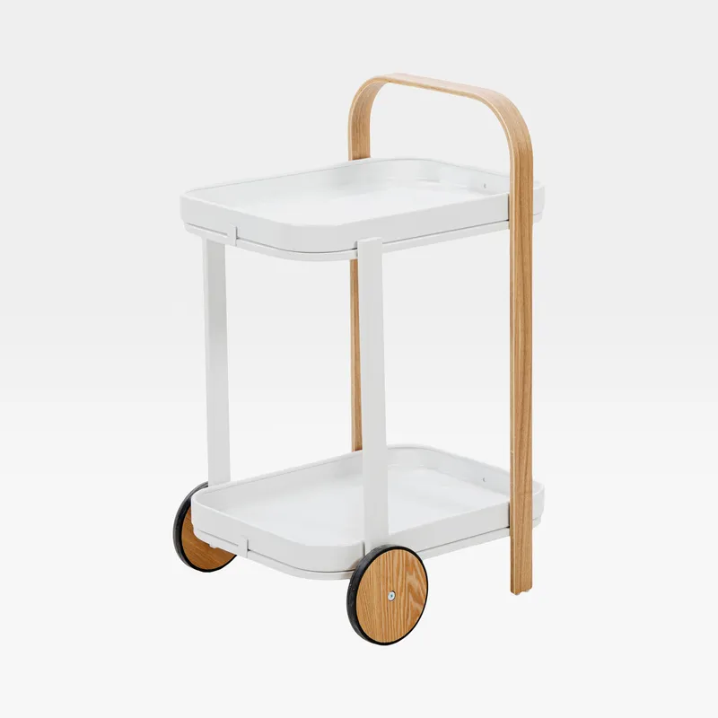 BELLWOOD trolley white/natural - 52x44cm