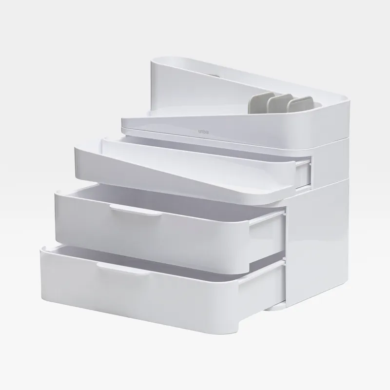 GLAM organiser white/grey